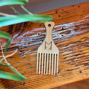 Bamboo Wide Tooth Hair Pick