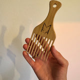 Bamboo Wide Tooth Hair Pick