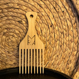 Bamboo Wide Tooth Hair Pick