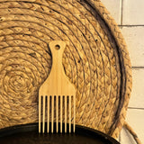 Bamboo Wide Tooth Hair Pick